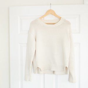 Cotton Everlane sweater in cream